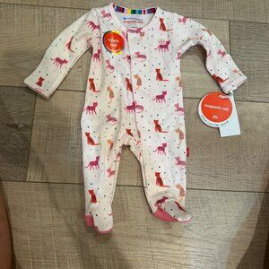 MAGNETIC ME GIRLS PINK CHEETAH SLEEPER PREEMIE NEW